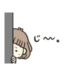 リアクションボブ女子（個別スタンプ：14）