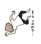 リアクションボブ女子（個別スタンプ：24）