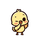 [アレンジ用]ピヨピヨ（個別スタンプ：1）