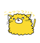 黄色いふわふわな猫（個別スタンプ：18）