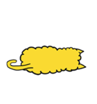 黄色いふわふわな猫（個別スタンプ：23）