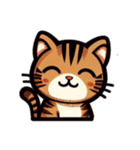 [アレンジ用]虎猫のマーリー（個別スタンプ：1）