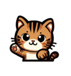 [アレンジ用]虎猫のマーリー（個別スタンプ：5）