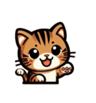 [アレンジ用]虎猫のマーリー（個別スタンプ：7）