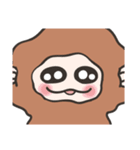 もふもふおさる4（個別スタンプ：2）