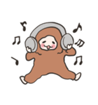 もふもふおさる4（個別スタンプ：6）