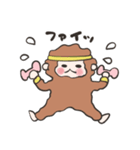 もふもふおさる4（個別スタンプ：19）