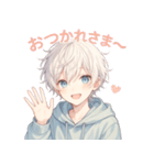 泣き虫であまえんぼ。だけど彼氏（個別スタンプ：3）
