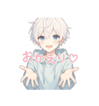 泣き虫であまえんぼ。だけど彼氏（個別スタンプ：4）