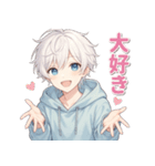 泣き虫であまえんぼ。だけど彼氏（個別スタンプ：5）