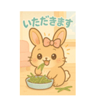 うさぎのメロディ♪ のんびりスタンプ（個別スタンプ：2）