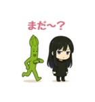 アスパラ＆女子のスタンプ 64（個別スタンプ：6）