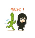 アスパラ＆女子のスタンプ 64（個別スタンプ：18）