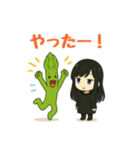 アスパラ＆女子のスタンプ 64（個別スタンプ：31）