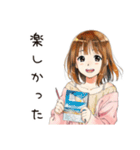 ふつうの女の子★夏の思い出（個別スタンプ：10）