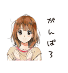 ふつうの女の子★夏の思い出（個別スタンプ：12）