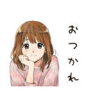 ふつうの女の子★夏の思い出（個別スタンプ：13）