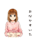 ふつうの女の子★夏の思い出（個別スタンプ：28）