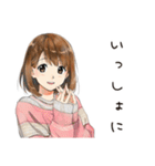 ふつうの女の子★夏の思い出（個別スタンプ：32）