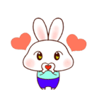 うさぎのヨガ(Not ANI)（個別スタンプ：1）