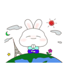 うさぎのヨガ(Not ANI)（個別スタンプ：13）