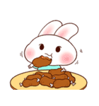うさぎのヨガ(Not ANI)（個別スタンプ：14）