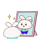 うさぎのヨガ(Not ANI)（個別スタンプ：15）