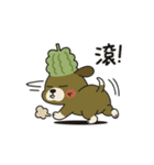ゴーヤ犬のやさぐれ日常（個別スタンプ：6）
