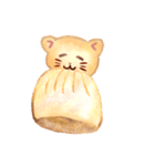 子猫と食べ物（個別スタンプ：2）