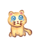 子猫と食べ物（個別スタンプ：9）