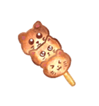 子猫と食べ物（個別スタンプ：12）