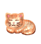 子猫と食べ物（個別スタンプ：13）