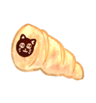 子猫と食べ物（個別スタンプ：14）