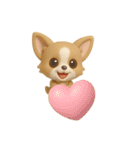 チワワ 犬スタンプ（3D）（個別スタンプ：18）