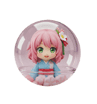 シニヨン精霊みなみちゃん2（個別スタンプ：6）
