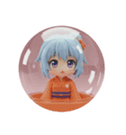 シニヨン精霊みなみちゃん2（個別スタンプ：8）