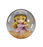 黄色の精霊みなみちゃん2（個別スタンプ：2）