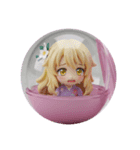 黄色の精霊みなみちゃん2（個別スタンプ：4）