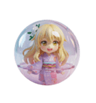 黄色の精霊みなみちゃん2（個別スタンプ：5）