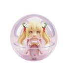 黄色の精霊みなみちゃん2（個別スタンプ：8）
