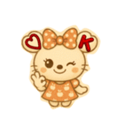 ハート耳のルル（個別スタンプ：5）