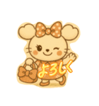 ハート耳のルル（個別スタンプ：8）