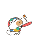 動く！餃子のたぬき 夏（個別スタンプ：1）