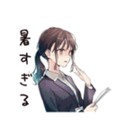 夏期休暇ほしい★社畜ちゃん（個別スタンプ：8）