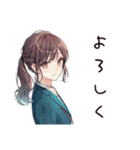 夏期休暇ほしい★社畜ちゃん（個別スタンプ：12）