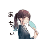 夏期休暇ほしい★社畜ちゃん（個別スタンプ：15）