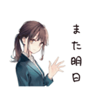 夏期休暇ほしい★社畜ちゃん（個別スタンプ：38）