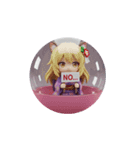 猫耳の精霊みなみちゃんカプセルトイ（個別スタンプ：2）