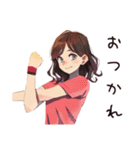 無難な女性の夏★さわやか編（個別スタンプ：10）
