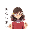 無難な女性の夏★さわやか編（個別スタンプ：25）